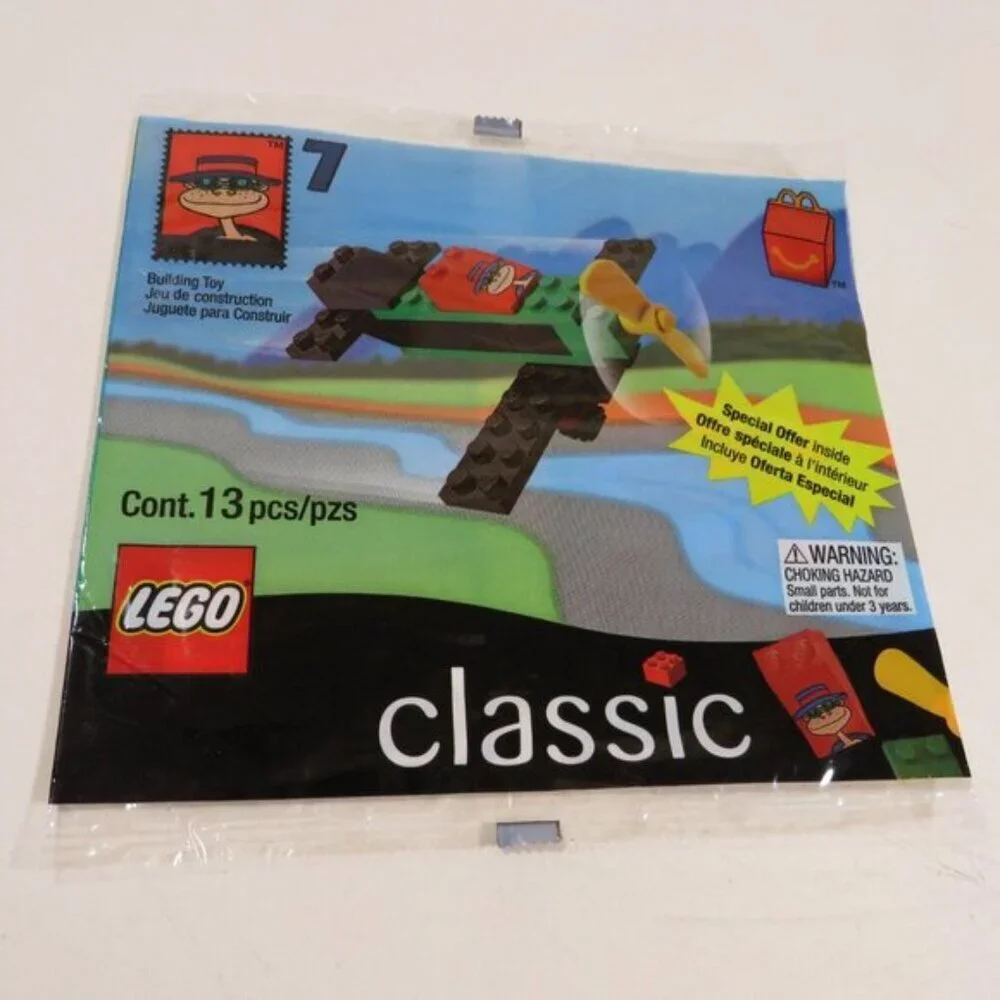 LEGO ADVERTISING - (6 items)PACKAGING Materials mostly 1999 some Lego McDonalds